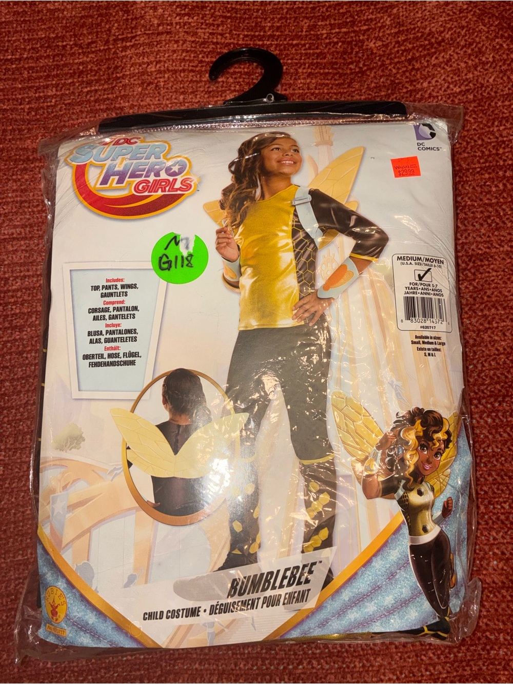 Bumblebee Kids Costume - Yellow & Black